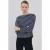 Mango gestreepte top blauw