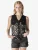 KOROSHI Blouse  zwart / offwhite