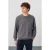 Heren Effen Rundhals Sweatshirt