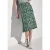 Street One Dames Wikkelrok met patroon in Multicolour|Groen