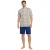 Heren Zomer Katoenen Korte Pyjama’s KL30000