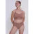 sloggi Romance midislip met kant bruin