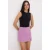 TRENDYOLMİLLA Dames Paars Effen Kort / Mini Skort Rokken