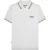 Lambretta Heren SS25 Twin Tip Poloshirt (Wit/Cashew)