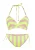 LingaDore Bikini  grasgroen / poederroze