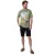 Saltwell Heren T-shirt met print van Gldhanger (Salie)