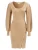 Influencer Gebreide jurk  camel