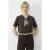 Basis Crew Neck T-Shirt met Accessoire Detail