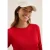 Cecil Dames Basic shirt in effen kleur in Rood