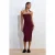 Strapless Bodycon Midi-jurk