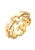 KUZZOI Ring ‘Chain’  goud