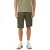 s.Oliver regular cargo short donkergroen