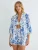 Koton Slaapshirt  blauw / zwart / wit