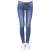 Pepe Jeans Dames/Dames Leren Badge Skinny Jeans (Blauw)