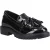 Hush Puppies Abigail Patent Senior Meisjes Zwarte Leren Mocassins