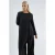 Gestructureerde Knopen Blouse met Lange Mouwen