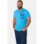 Jan Vanderstorm slim T-shirt RAGAN blauw