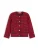TOMMY HILFIGER Gebreid vest  nachtblauw / rood