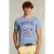 River Woods Normal Fit Basic T-shirt Blue Gin Mel Blue