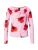 Lindex Shirt ‘Simonetta’  chocoladebruin / pink / rood / zwart