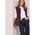 Teddybodywarmer met rits en ribstofdetails