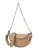 Seidenfelt Schoudertas ‘Skien’  donkerbeige / zilver