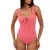 Brave Soul Dames Kanten Bodysuit met Veters (Roze)