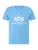 ALPHA INDUSTRIES Shirt  lichtblauw / wit