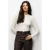 Geribbelde Gebreide Geknoopte Cardigan