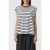Closed Crew Neck Cap Sleeve T-shirts Black