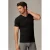 Bamigo ondershirt Johnson met bamboe (set van 2) zwart