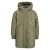 Like Flo quilted winterjas met split – groen