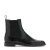 Mango leren chelsea boots zwart