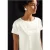 Street One Dames Shirt met tekstborduring in Wit