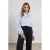 NUKUS gestreepte blouse lichtblauw