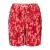 PIECES Curve high waist gebloemde casual short roze