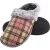 Dunlop – Dames Schattige Gezellige Pluche Geheugenfoam Gebreide Slippers Met Open Hak Muiltjes