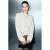 Mango pullover ecru met glitter