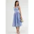 V-hals Midi-jurk met Strikdetail