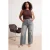 Trendyol Curve Dames Blauw Effen Wijde pijp Hoge taille Grote maten Jeans