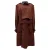Etro trenchcoat met riem in bruin suède