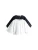 The Set Blouse  navy / wit