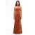 Strapless Bloemen Bodycon Maxi Jurk