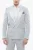 Dubbelrijs TATTOO Blazer met satijnen revers in grijs