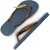 Uzurii Gold crocodile switch marineblauw dames slippers, ,