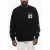 Katoenen sweatshirt met ronde hals en 23 LOGO SKATE-logo en contrasterend borduurwerk in zwart