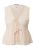 QS Blouse  pastelroze / wit