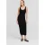Karl Lagerfeld Sleeveless Rib Knit Dress Black