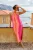 TRENDYOLMİLLA Dames Roze Kleurverloop Maxi Mouwloos Casual A-lijn Jurken