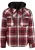 Brandit Heavy Twill Jacket Heren Tussenseizoensjas – rood/zwart – S